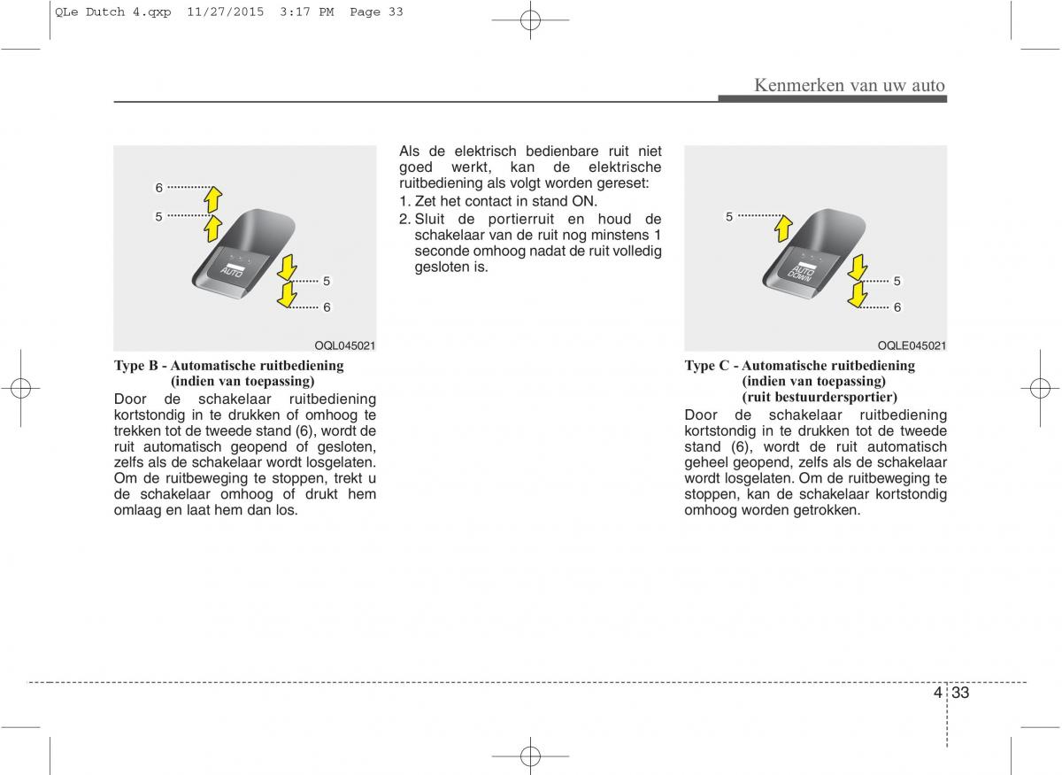 KIA Sportage IV handleiding / page 124