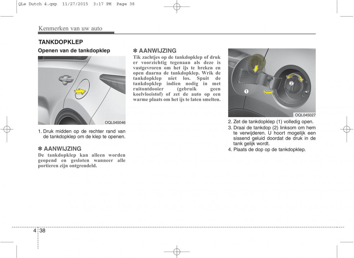 KIA Sportage IV handleiding / page 129