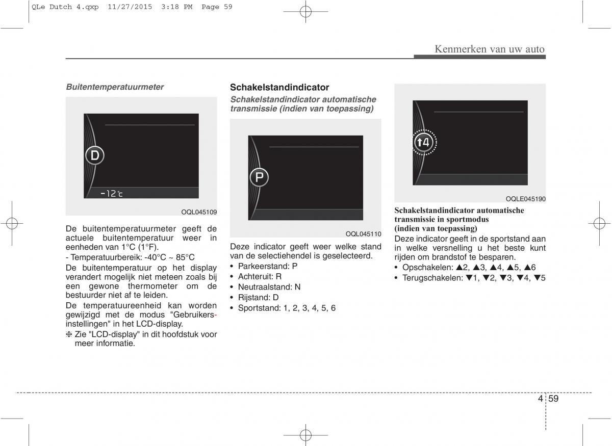 KIA Sportage IV handleiding / page 150