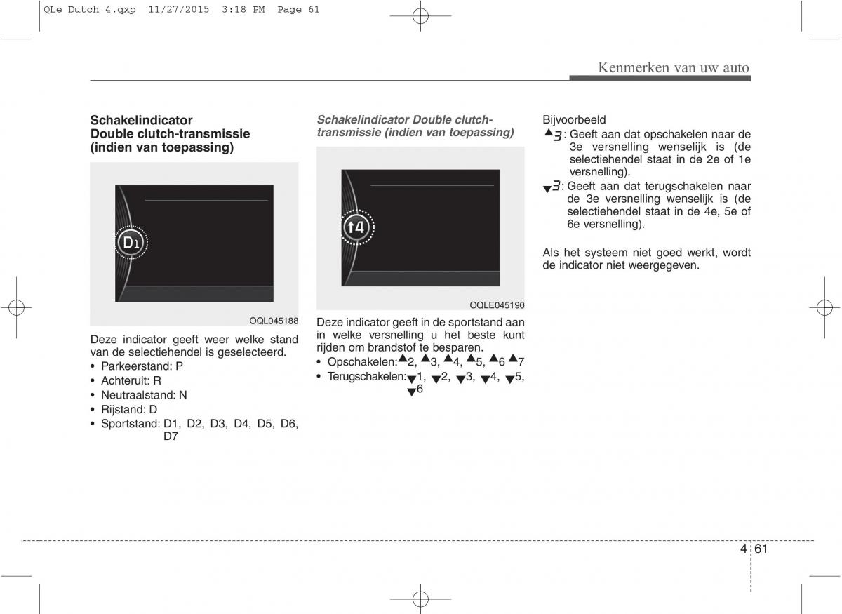 KIA Sportage IV handleiding / page 152