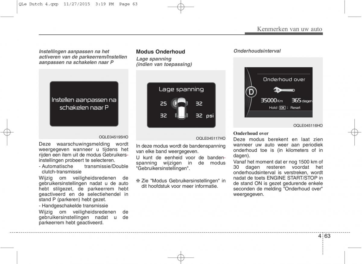 KIA Sportage IV handleiding / page 154