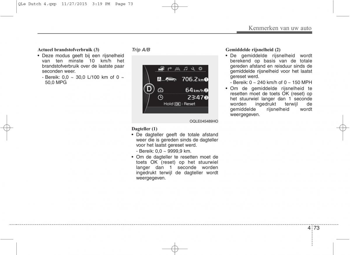 KIA Sportage IV handleiding / page 164