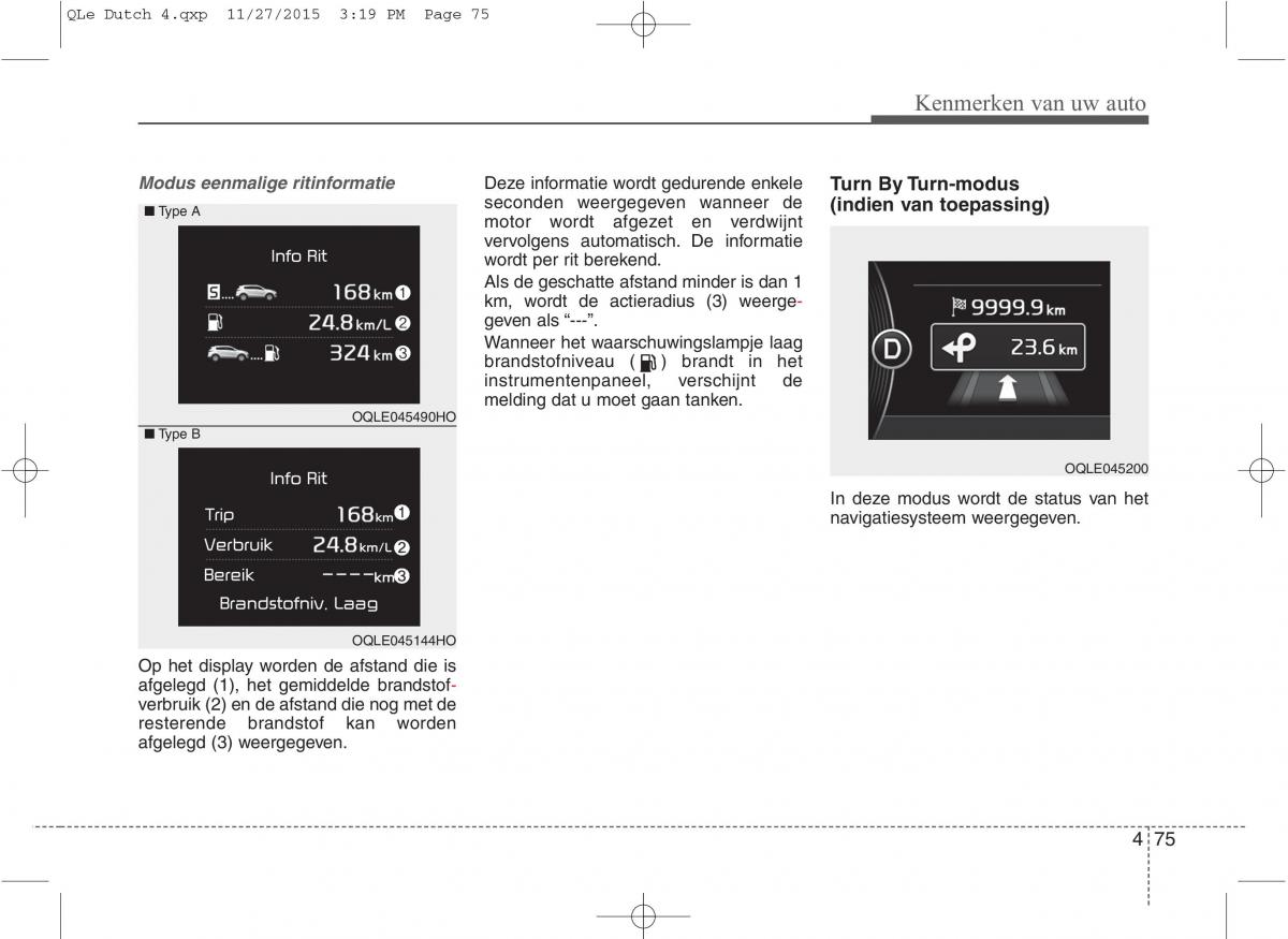 KIA Sportage IV handleiding / page 166