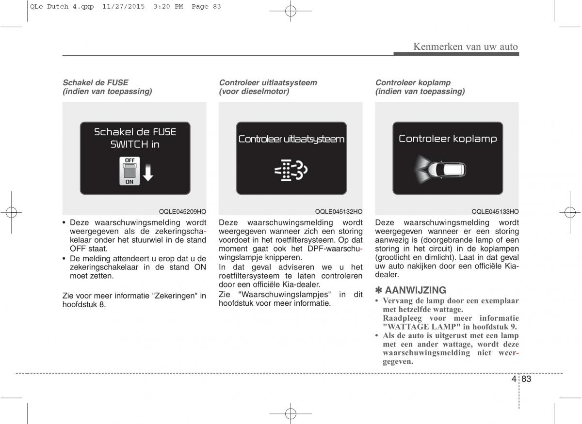 KIA Sportage IV handleiding / page 174