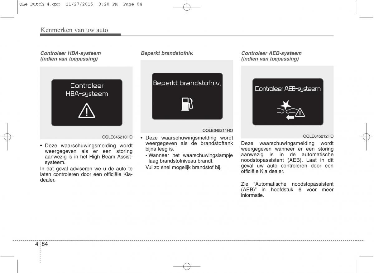 KIA Sportage IV handleiding / page 175