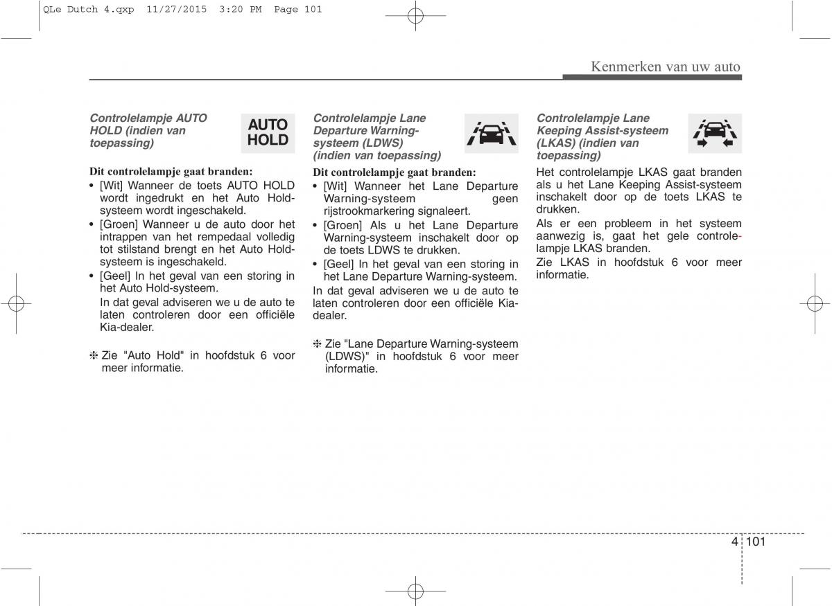 KIA Sportage IV handleiding / page 192