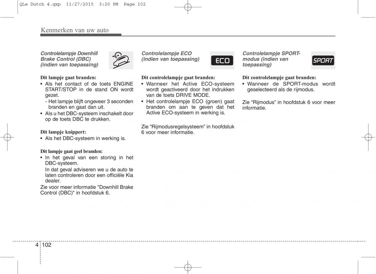 KIA Sportage IV handleiding / page 193