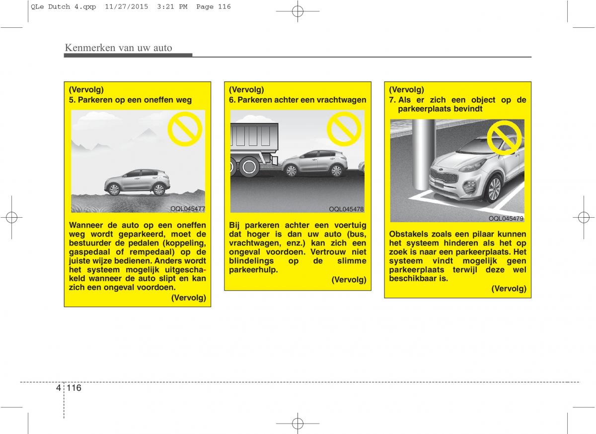 KIA Sportage IV handleiding / page 207