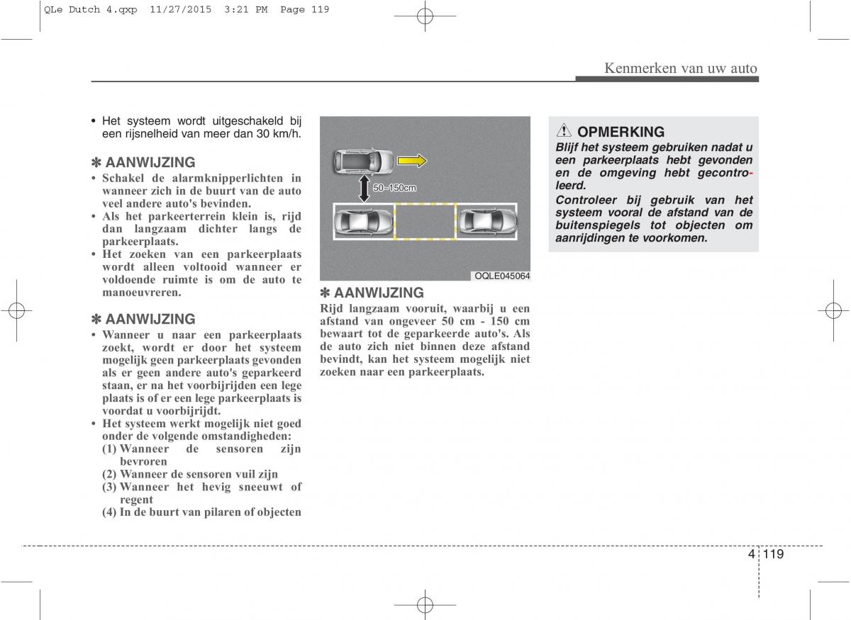 KIA Sportage IV handleiding / page 210