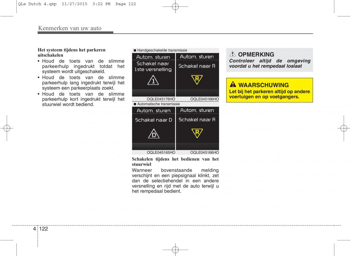 KIA Sportage IV handleiding / page 213