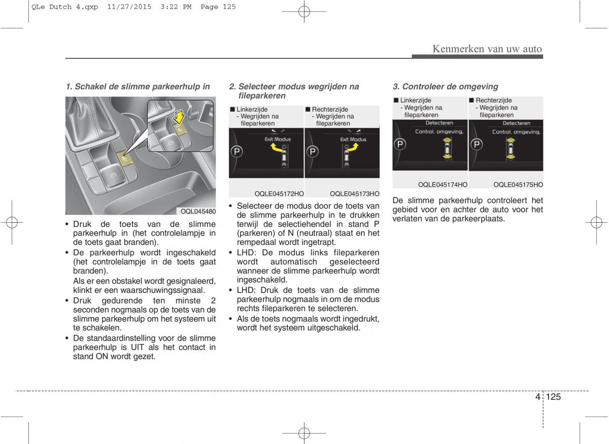 KIA Sportage IV handleiding / page 216