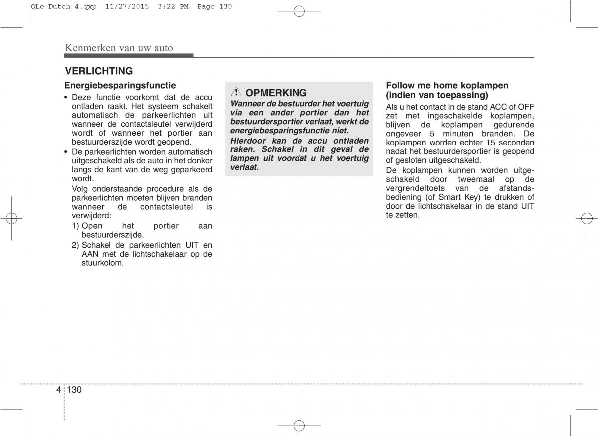 KIA Sportage IV handleiding / page 221