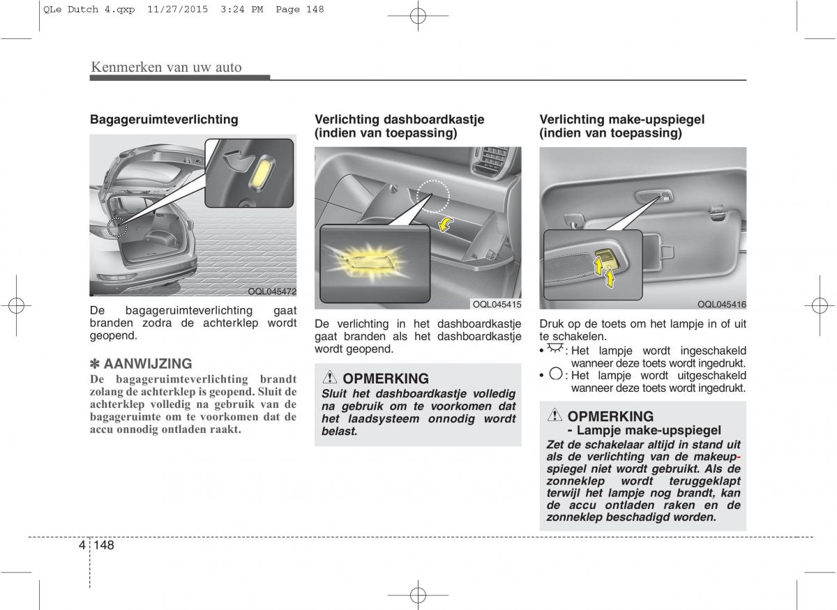 KIA Sportage IV handleiding / page 239