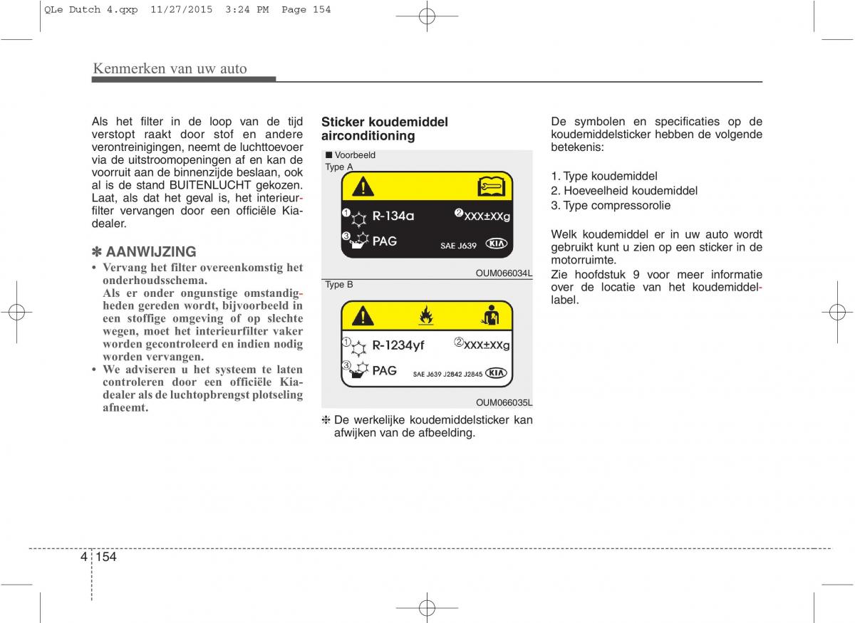 KIA Sportage IV handleiding / page 245