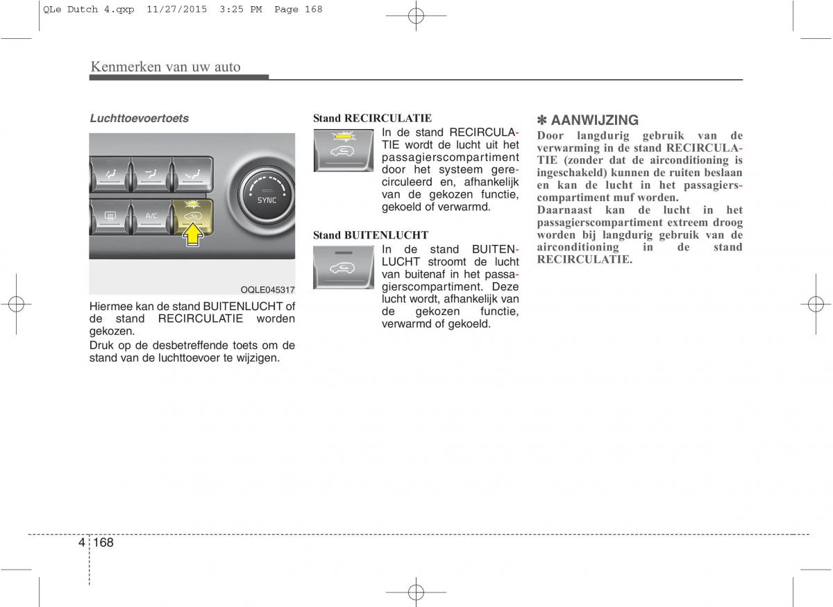 KIA Sportage IV handleiding / page 259