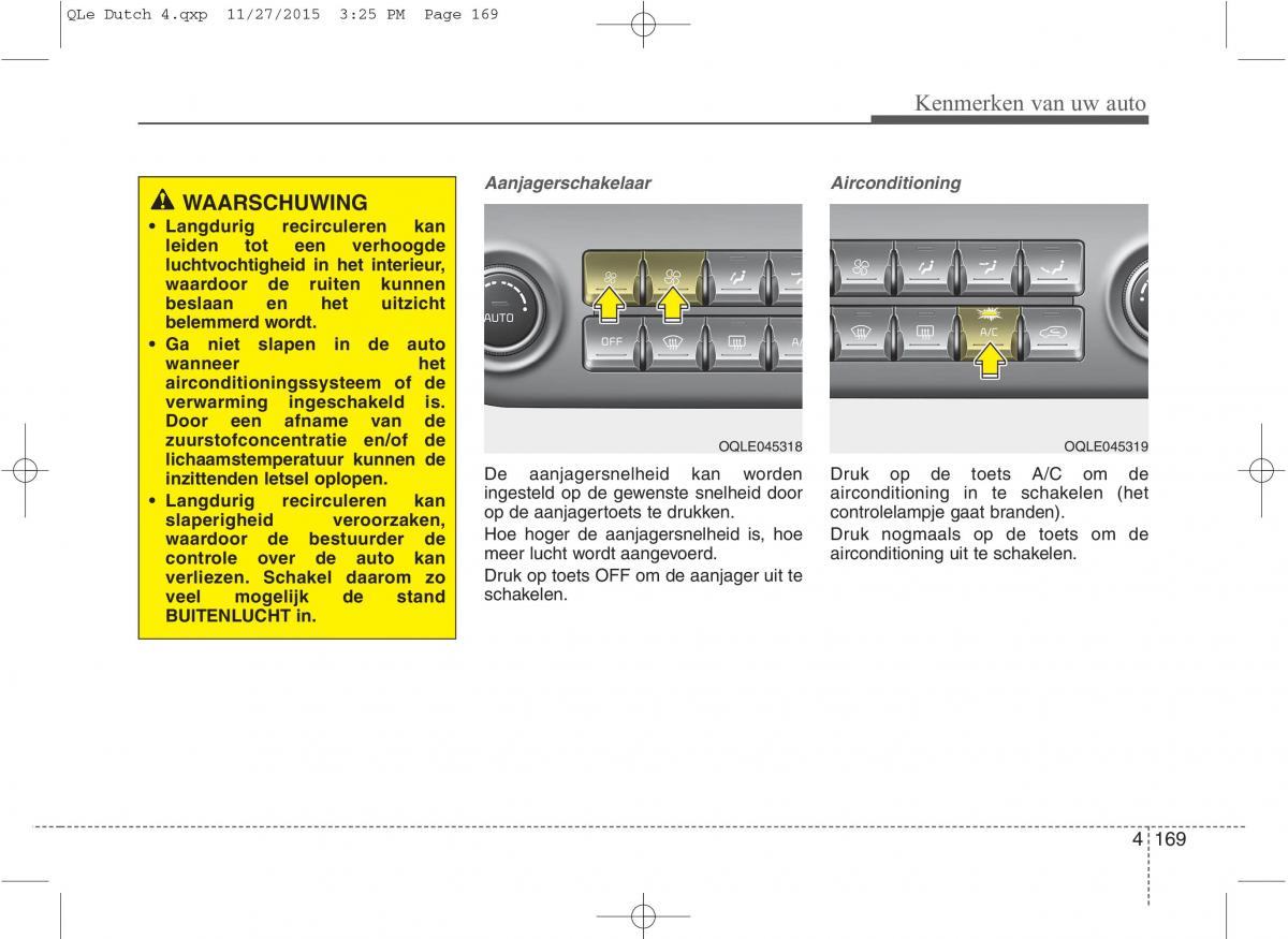 KIA Sportage IV handleiding / page 260