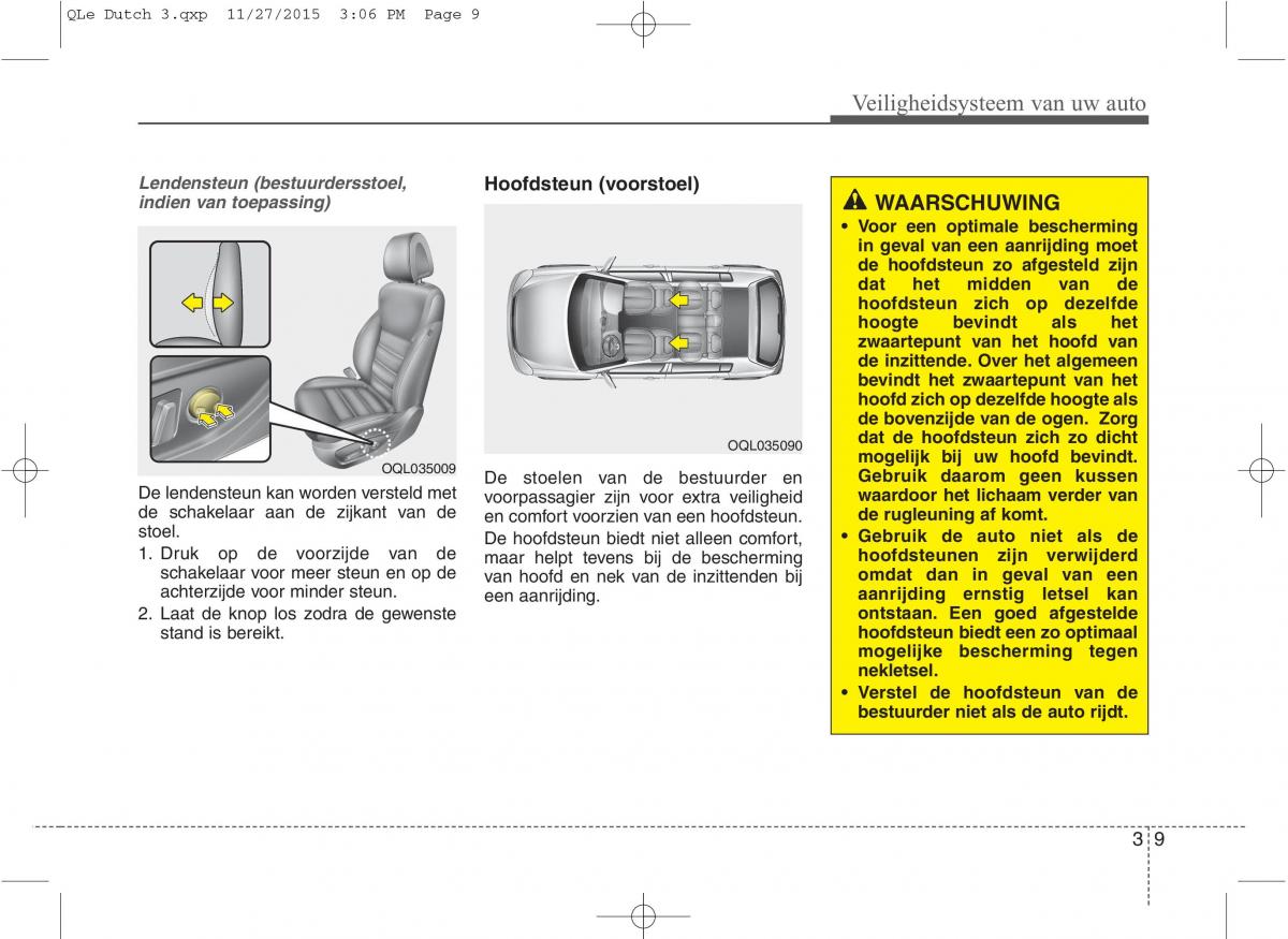 KIA Sportage IV handleiding / page 27