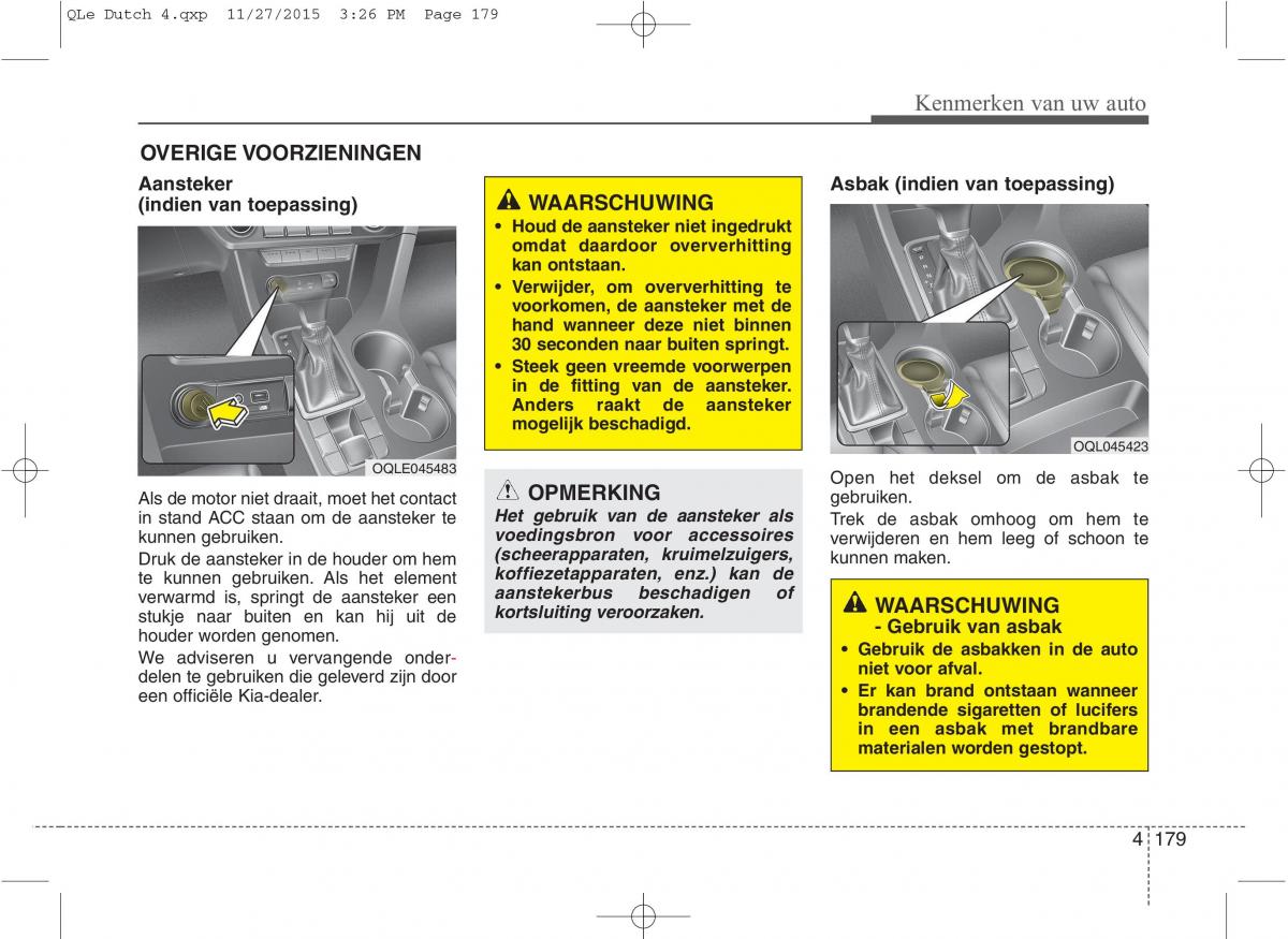 KIA Sportage IV handleiding / page 270