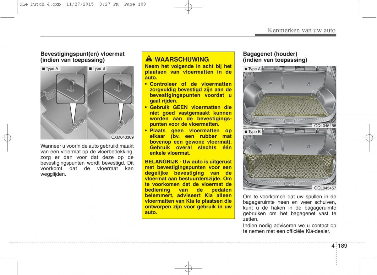 KIA Sportage IV handleiding / page 280