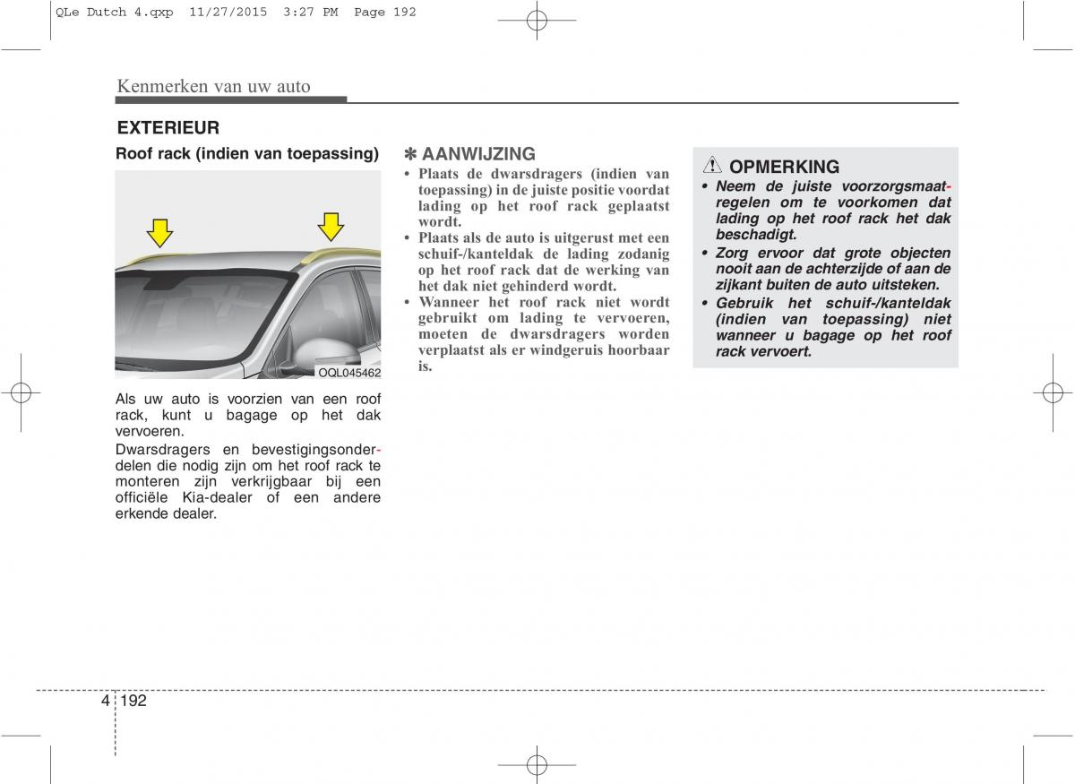 KIA Sportage IV handleiding / page 283