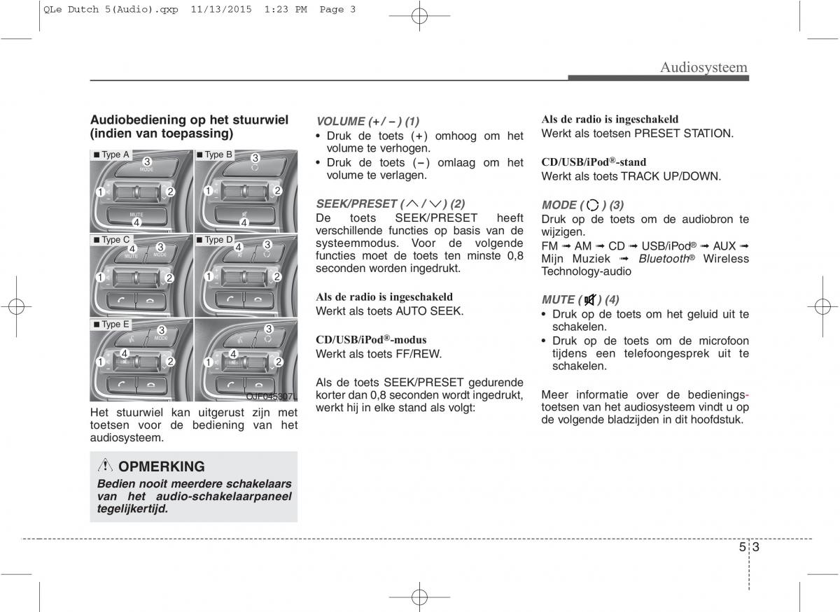 KIA Sportage IV handleiding / page 287