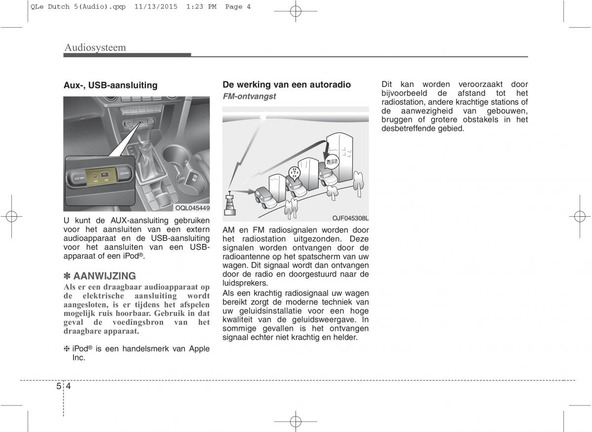 KIA Sportage IV handleiding / page 288