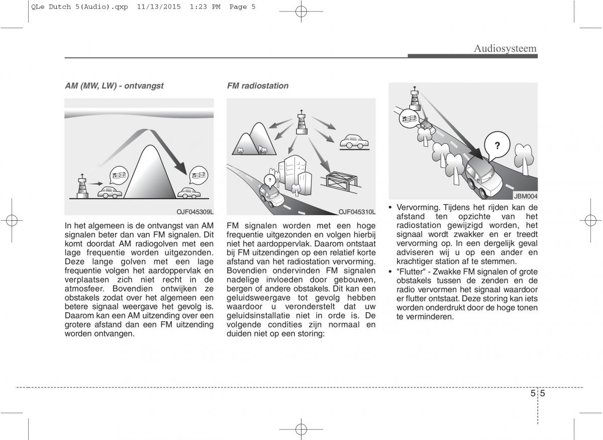 KIA Sportage IV handleiding / page 289