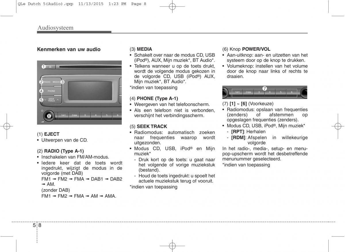 KIA Sportage IV handleiding / page 292