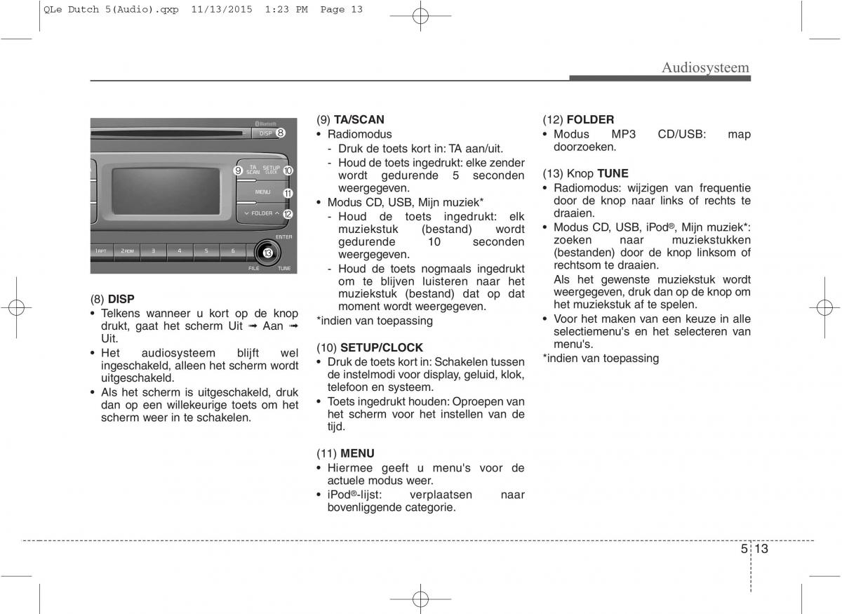 KIA Sportage IV handleiding / page 297