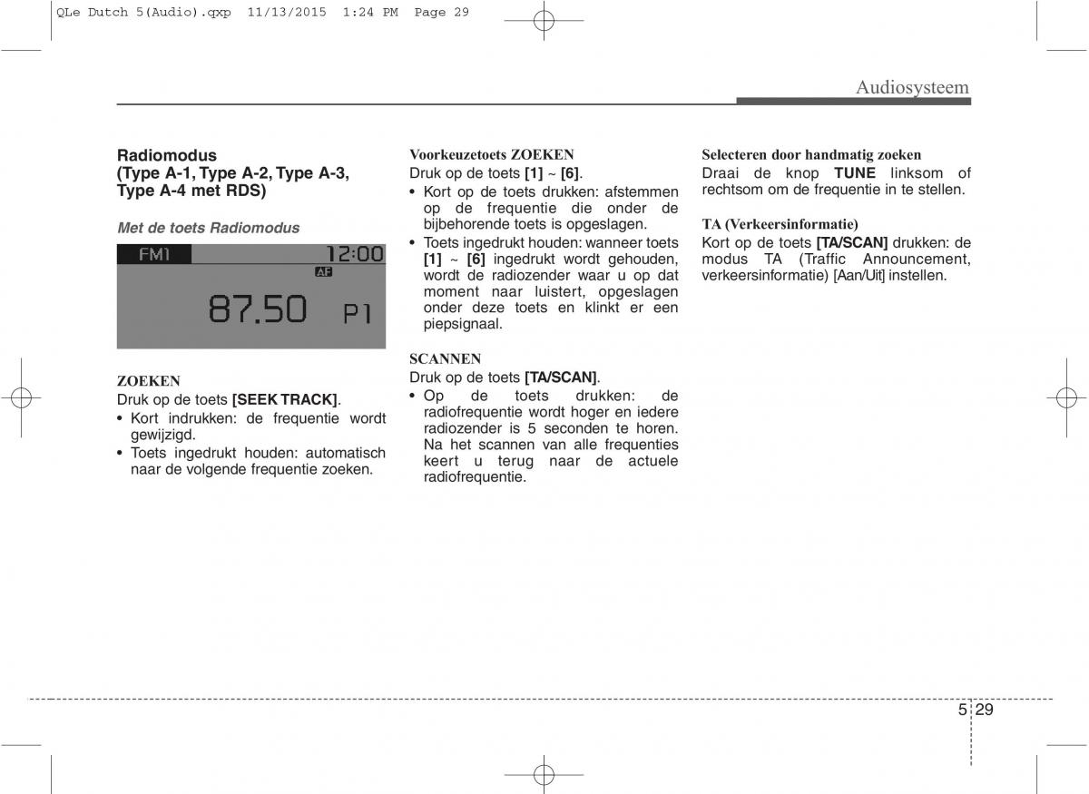 KIA Sportage IV handleiding / page 313