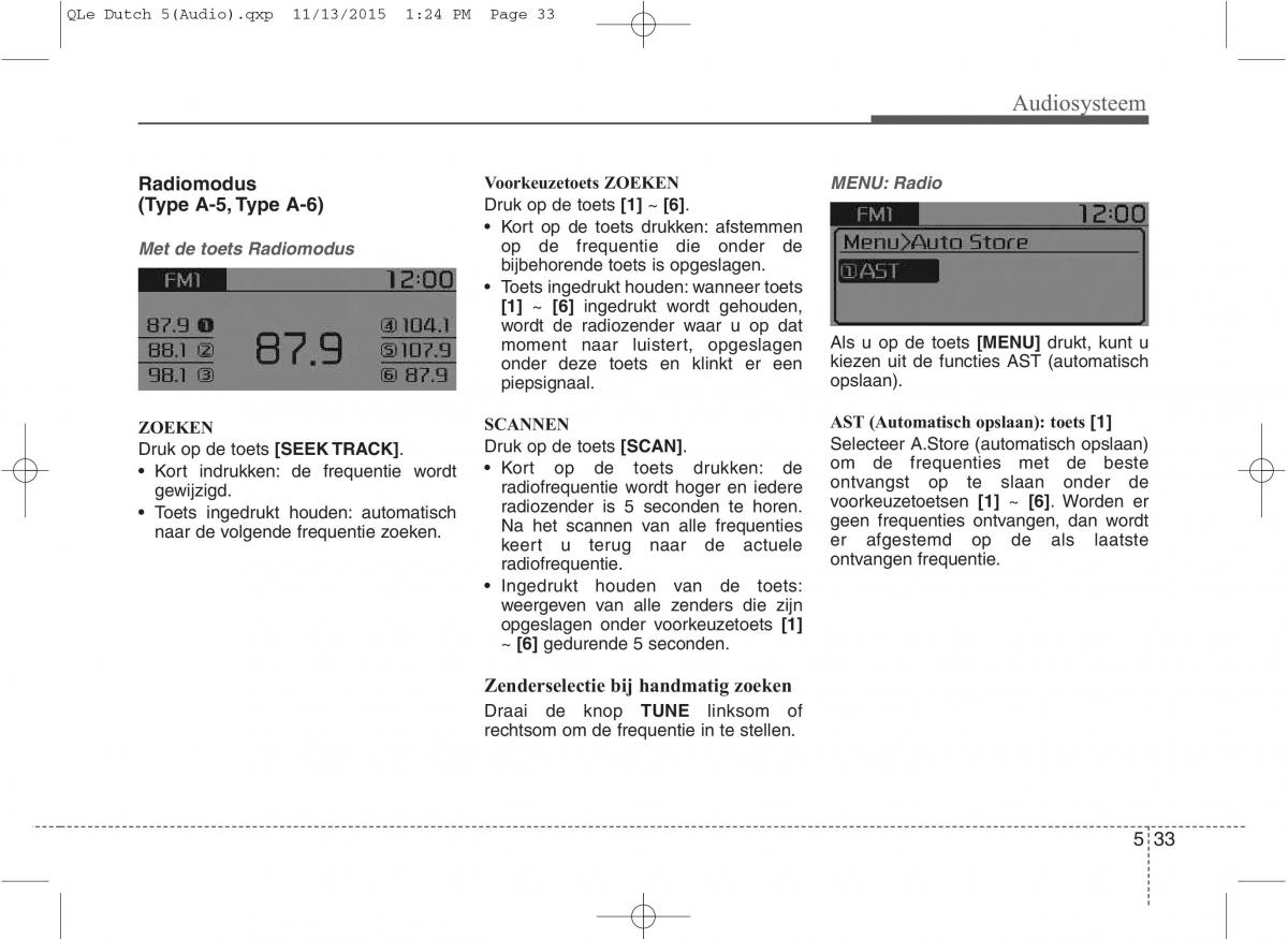 KIA Sportage IV handleiding / page 317