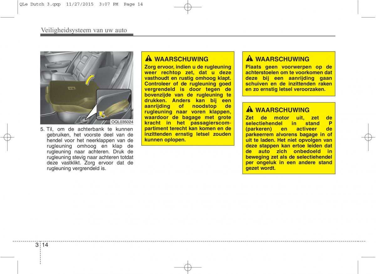 KIA Sportage IV handleiding / page 32