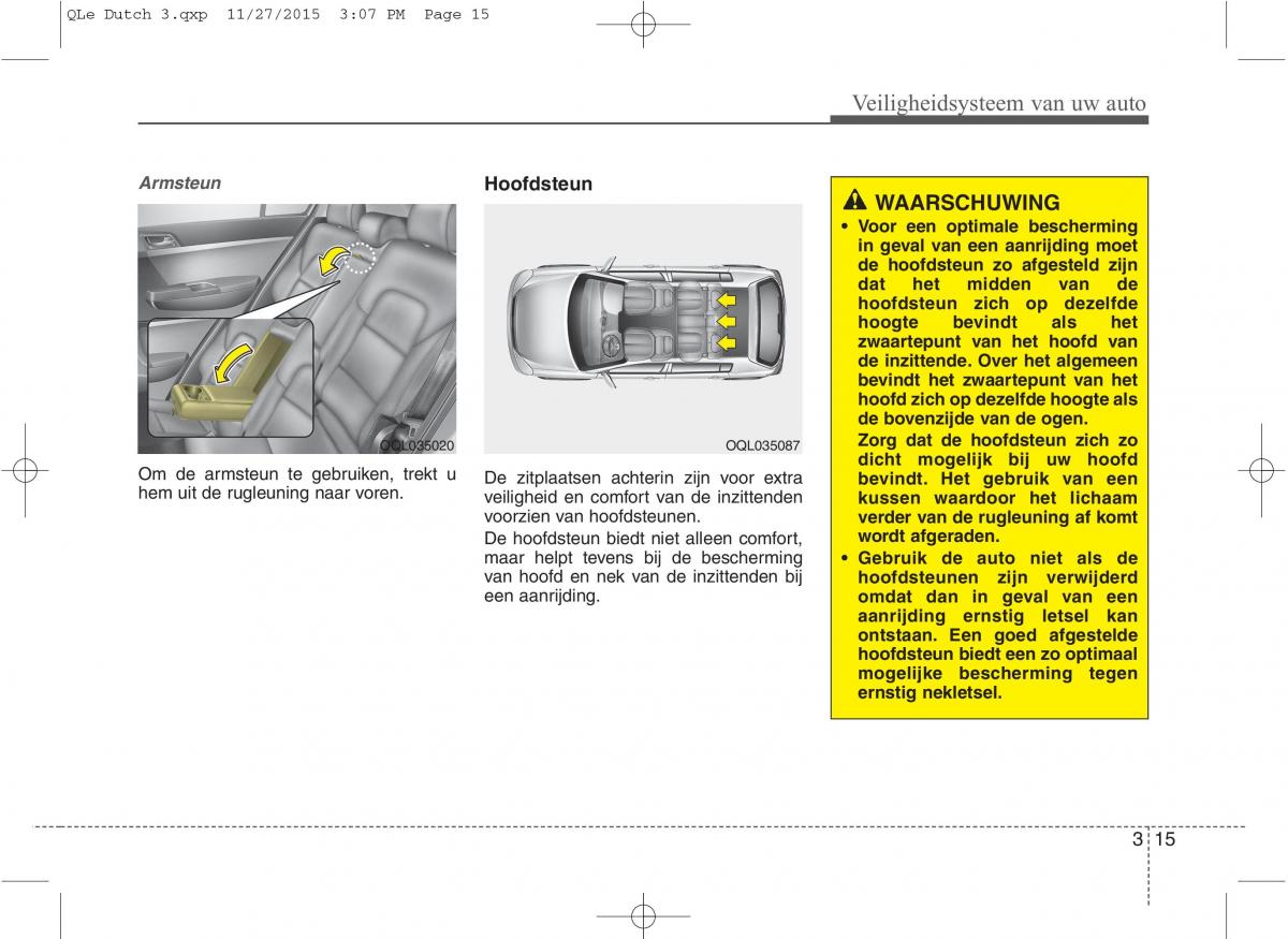 KIA Sportage IV handleiding / page 33