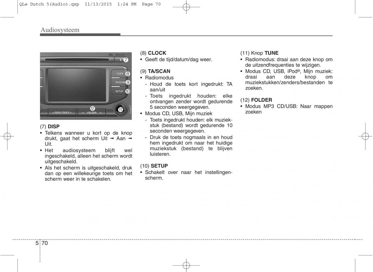 KIA Sportage IV handleiding / page 354