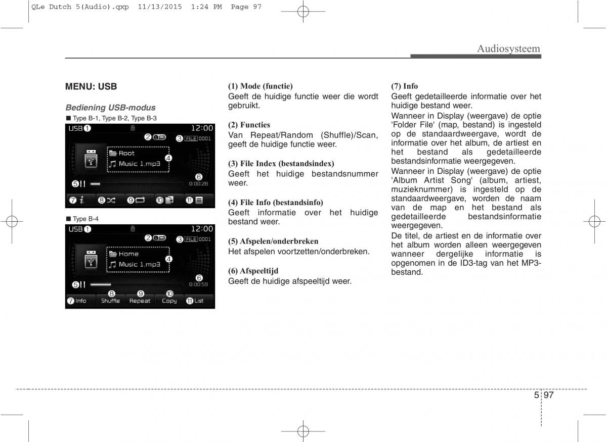 KIA Sportage IV handleiding / page 381