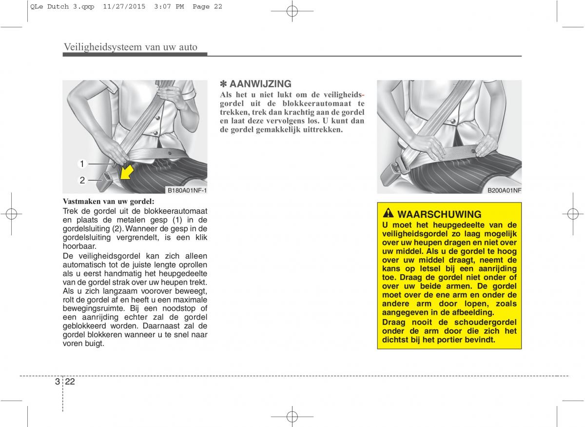 KIA Sportage IV handleiding / page 40