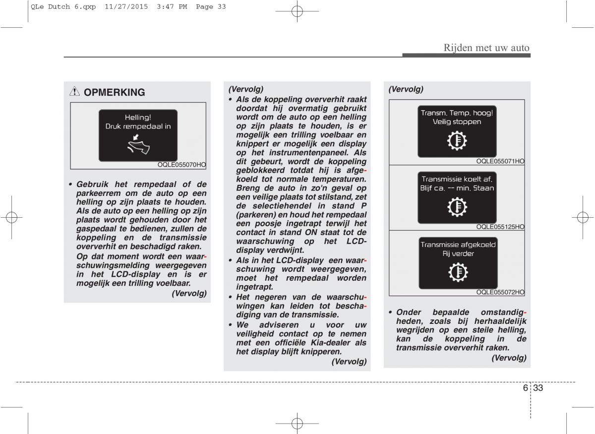 KIA Sportage IV handleiding / page 471