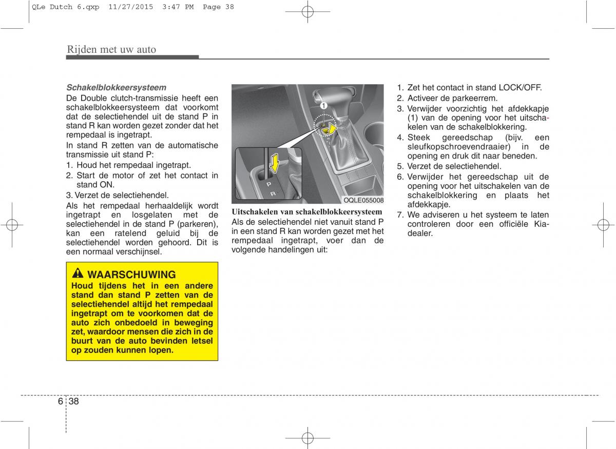 KIA Sportage IV handleiding / page 476