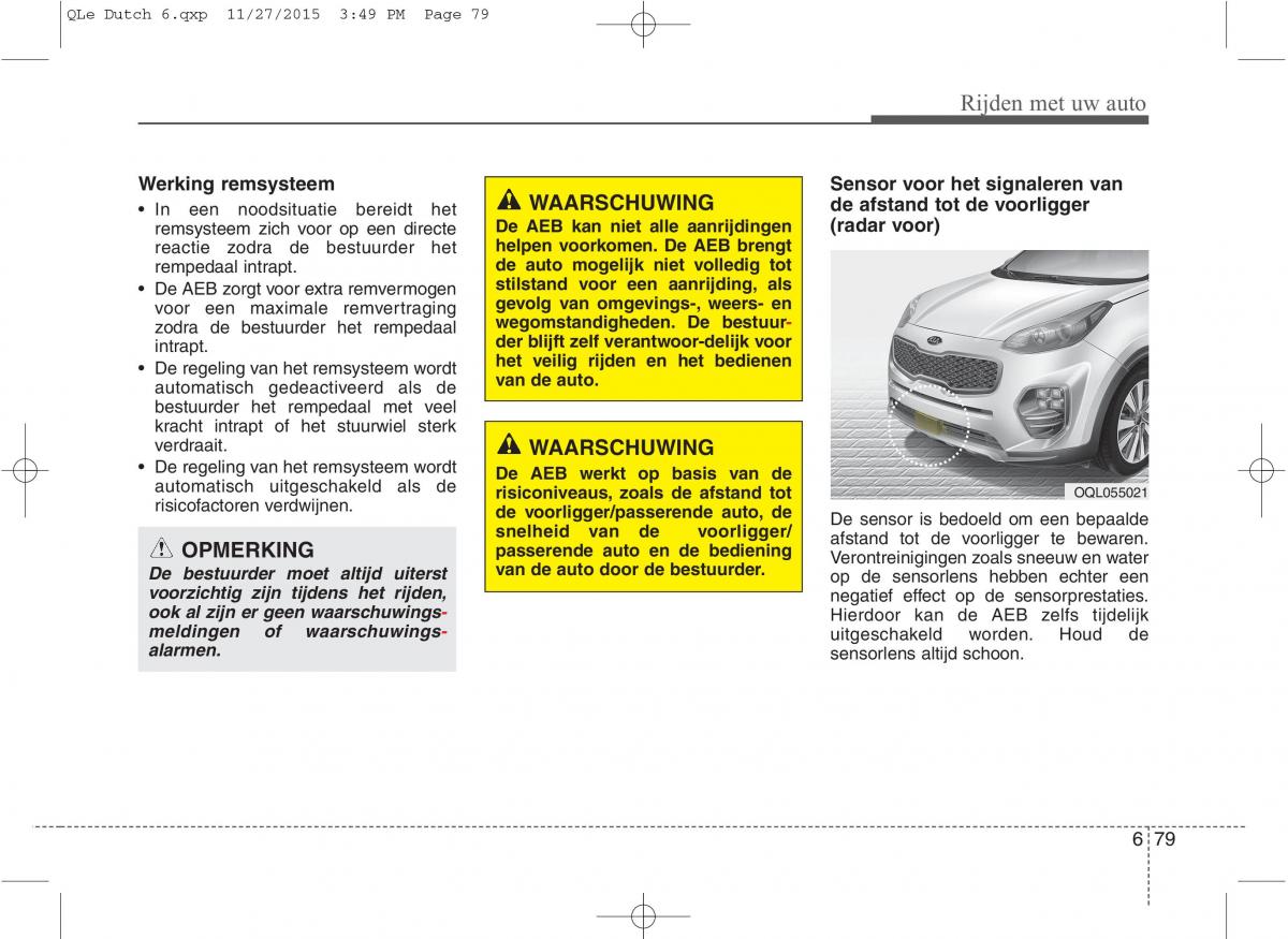 KIA Sportage IV handleiding / page 517