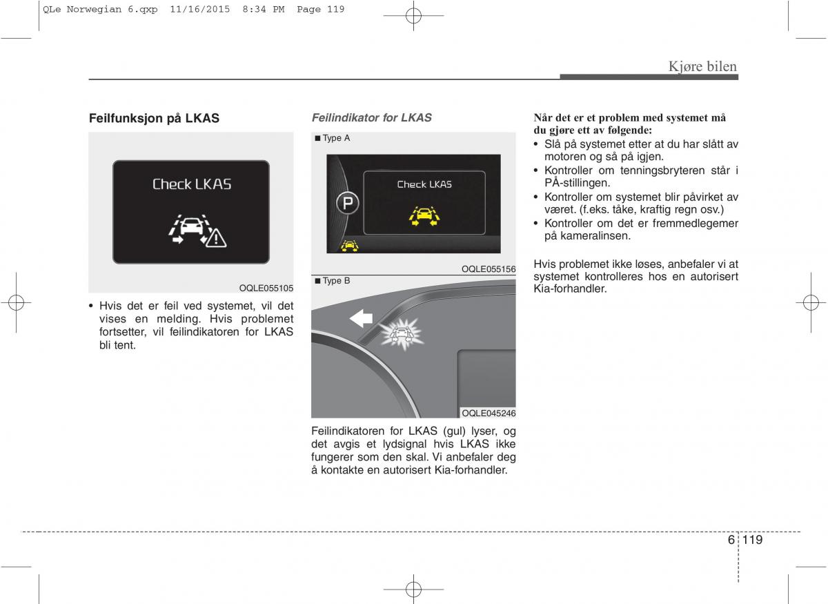 KIA Sportage IV bruksanvisningen / page 546