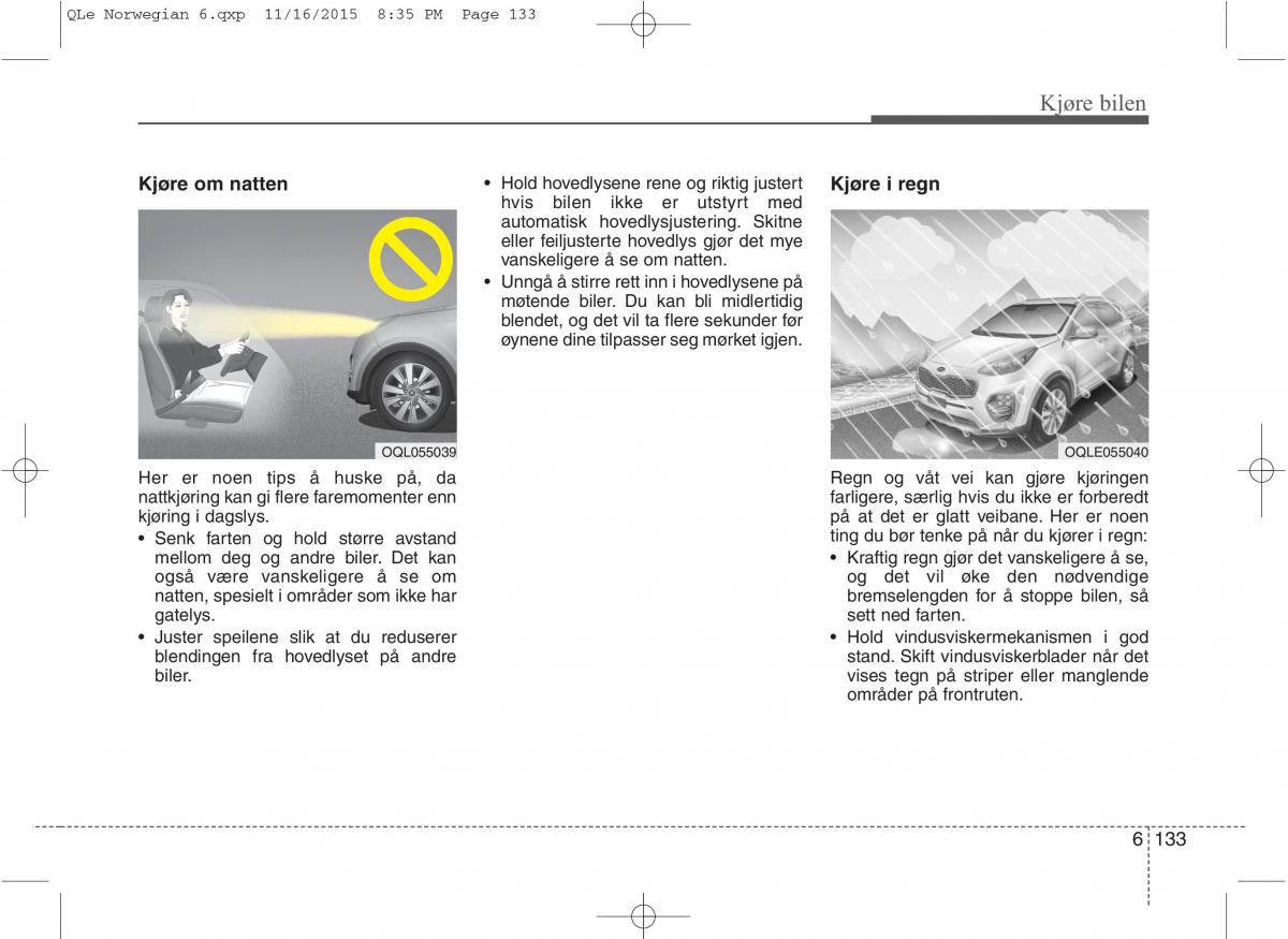 KIA Sportage IV bruksanvisningen / page 560