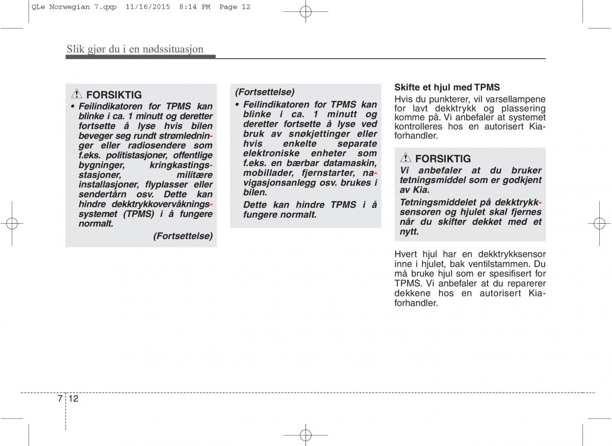 KIA Sportage IV bruksanvisningen / page 590