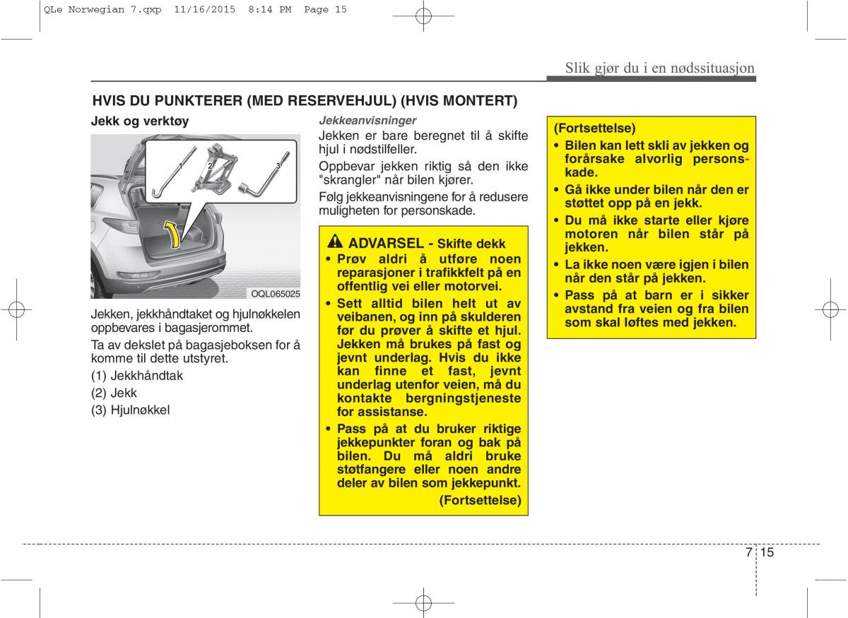 KIA Sportage IV bruksanvisningen / page 593