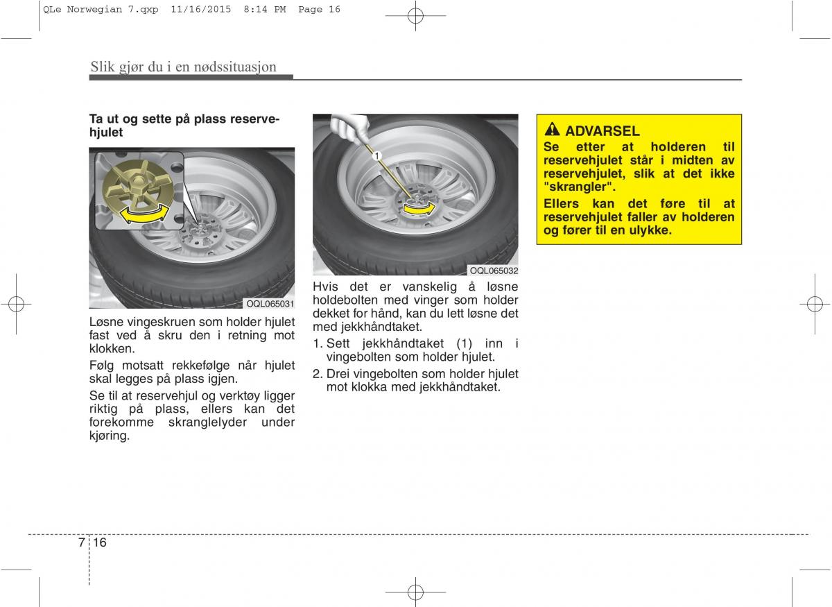 KIA Sportage IV bruksanvisningen / page 594