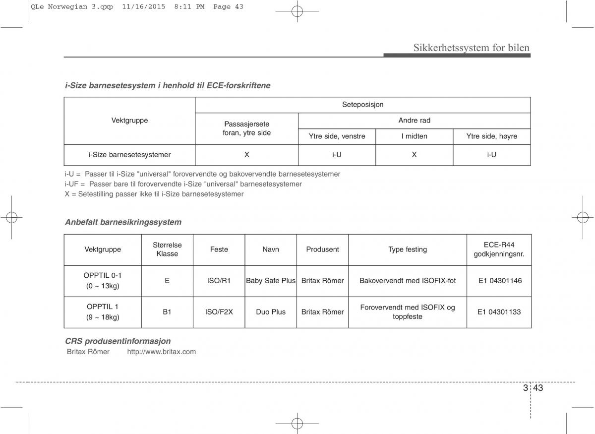 KIA Sportage IV bruksanvisningen / page 60