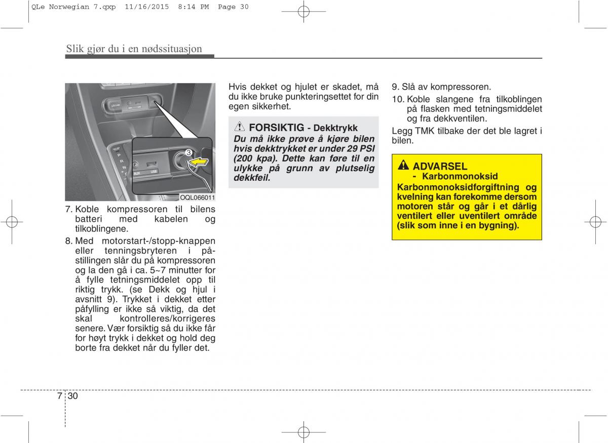 KIA Sportage IV bruksanvisningen / page 608