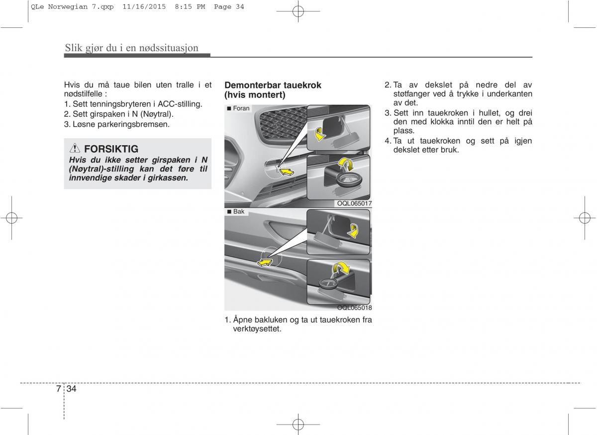 KIA Sportage IV bruksanvisningen / page 612