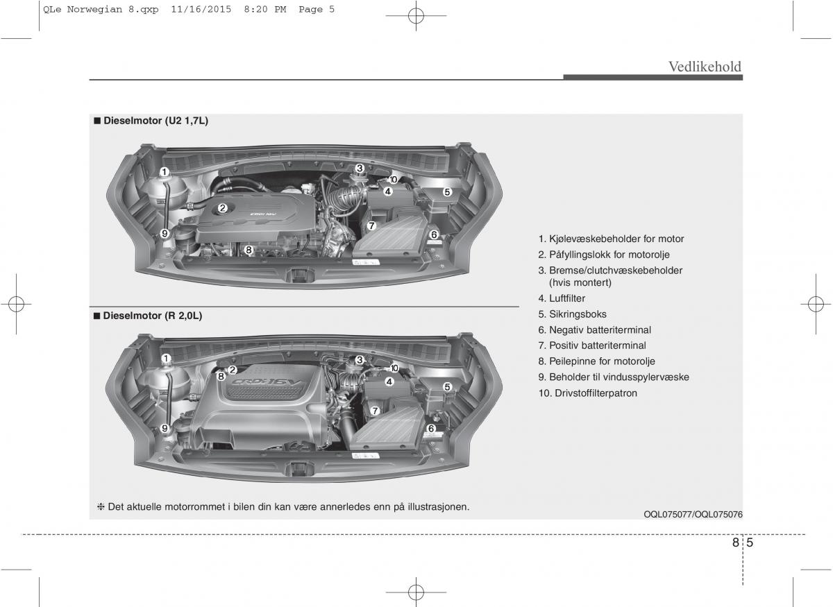 KIA Sportage IV bruksanvisningen / page 620