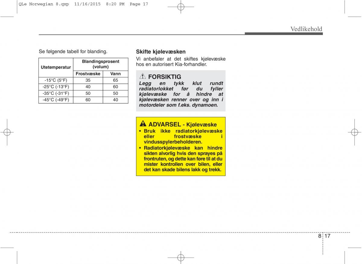 KIA Sportage IV bruksanvisningen / page 632