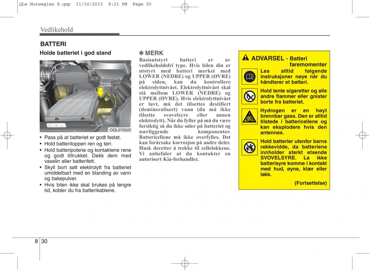 KIA Sportage IV bruksanvisningen / page 645